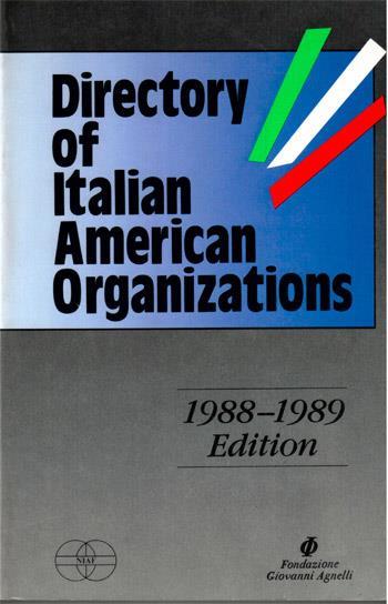 Directory of Italian American organizations